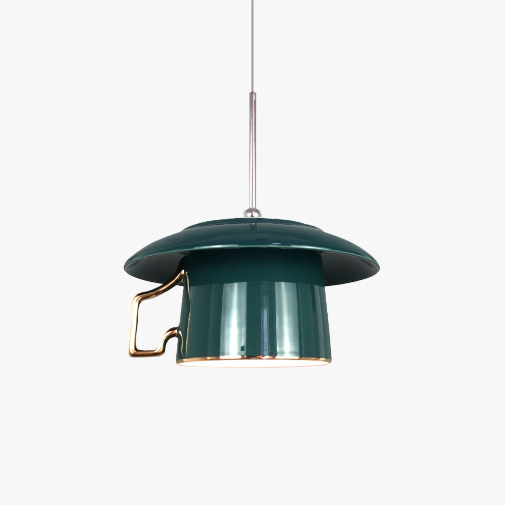Pendant Light LED Ceramic Square Stylish For Living Room